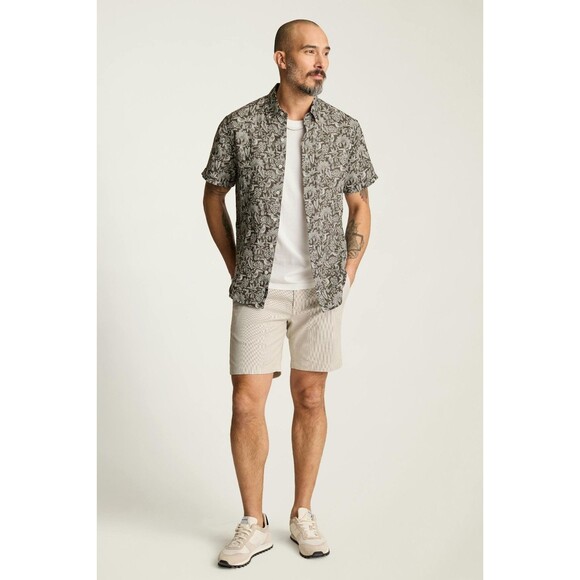 Bonobos Riviera Linen Short Sleeve Men's Shirt Tailored Fit Long XXL NEW 283324 - Picture 2 of 6